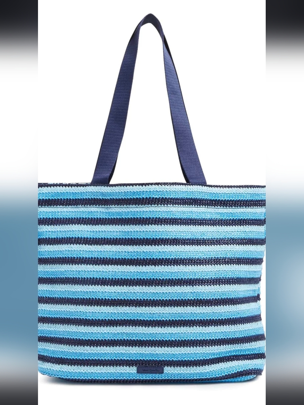 Vera Bradley Vera Tote In Wave Stripe NWT